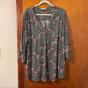Beacon Roll Tab Blouse